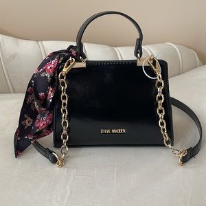 Steve Madden Black Bromina Crossbody Purse